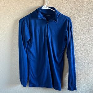 Patagonia Deep Blue Capilene Quarter-Zip Top